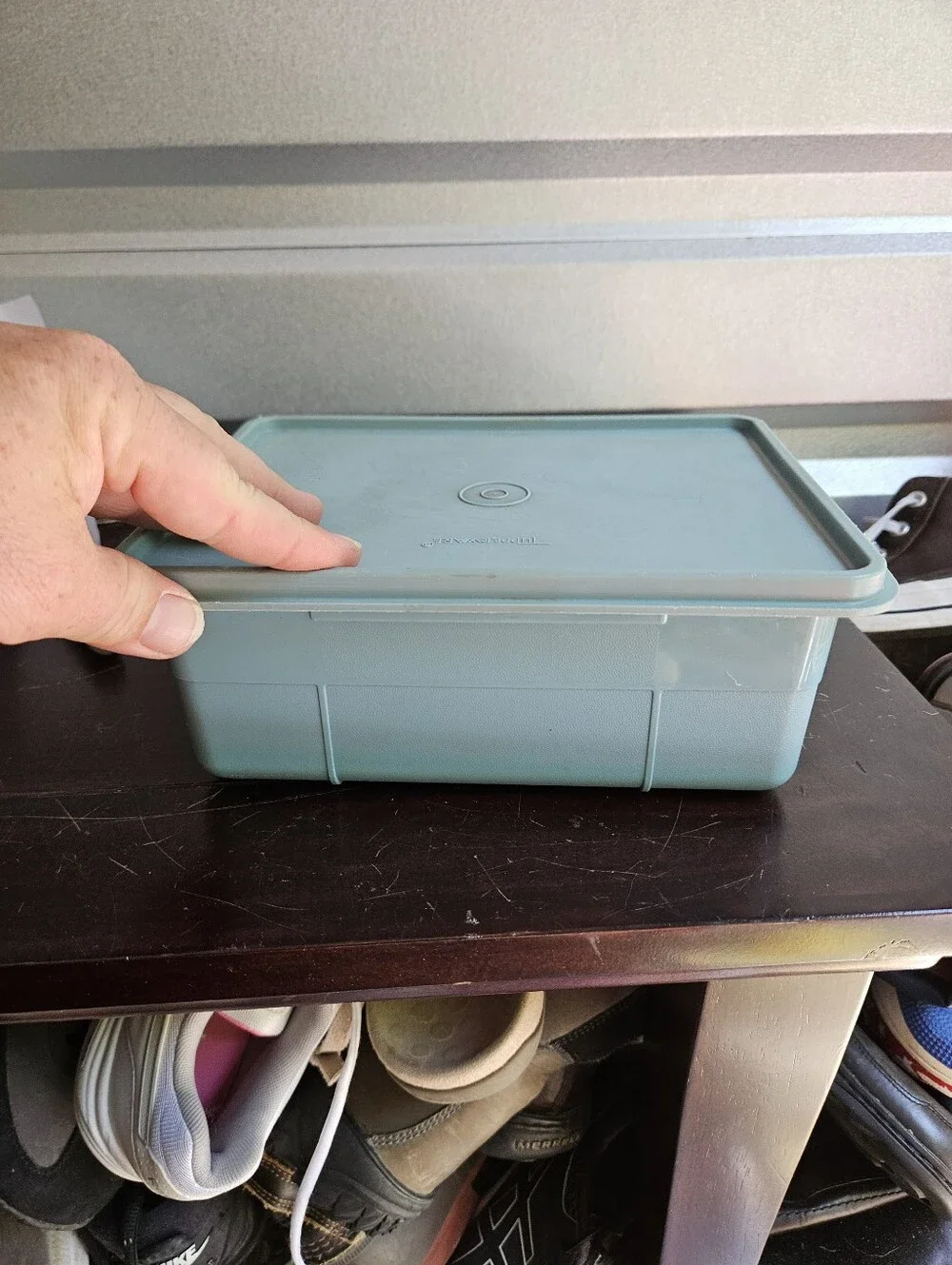 Tupperware Tuppercraft 1579 Stow-N-Go Hobby Craft Container, Lid & Tray Vintage
